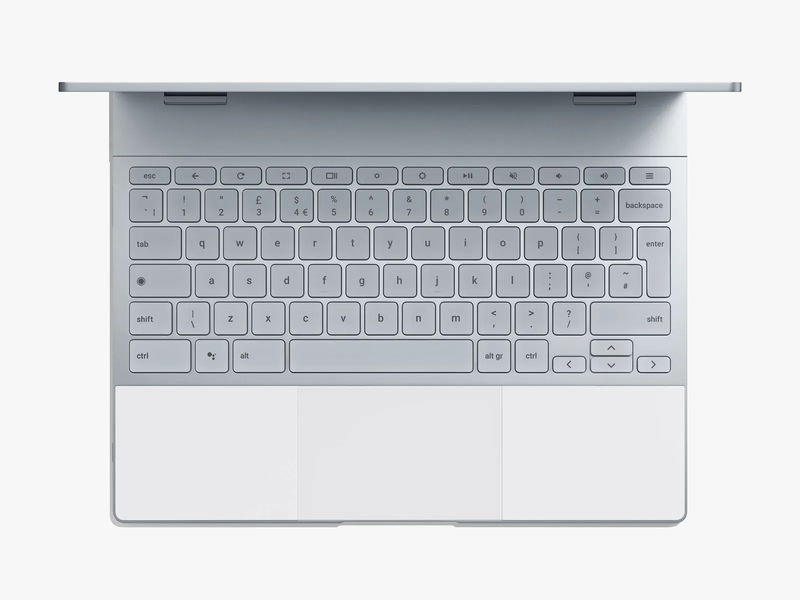 Pixelbook keyboard and trackpad